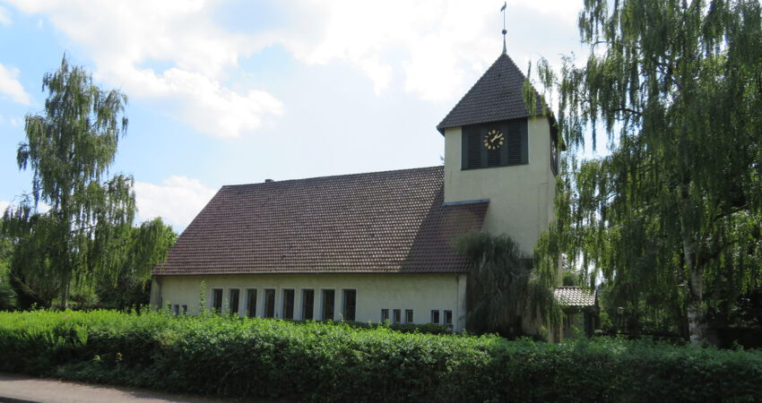 Blick auf den Friedhof Essern in Diepenau